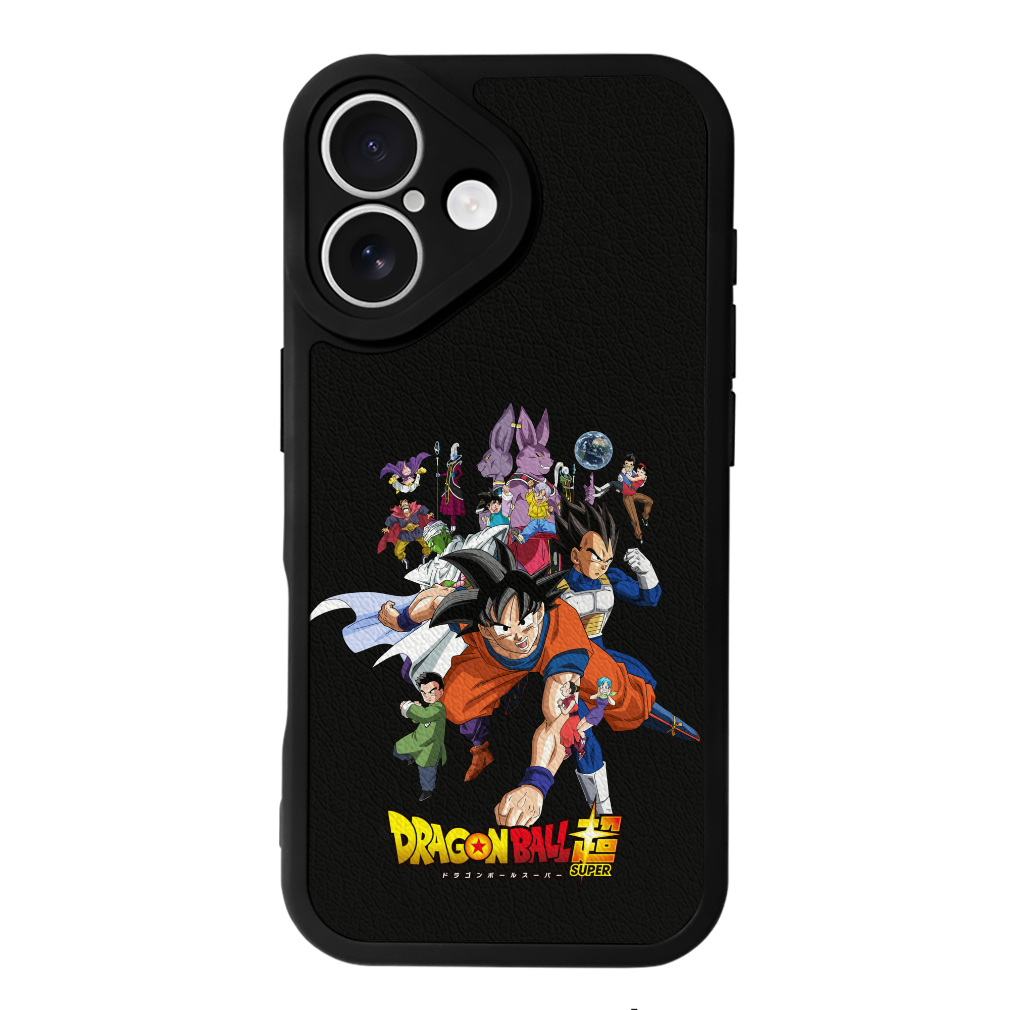 （画像用） ドラゴンボール DRAGON BALL 【iPhone 16シリーズ対応】シリコンスマホケース（レザー調） 材質：シリコン